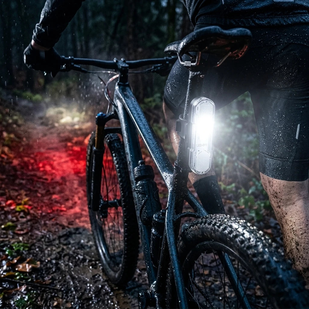 Bicycle Tail Light Waterproof High-Brightness For Mountain Road Cycling Safety Flashing Peaceful Pleasures Health and Wellness