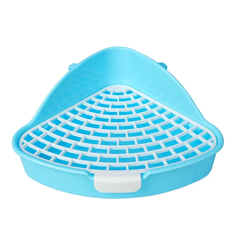 Corner Litter Tray for Hamsters, Guinea Pigs & Small Pets