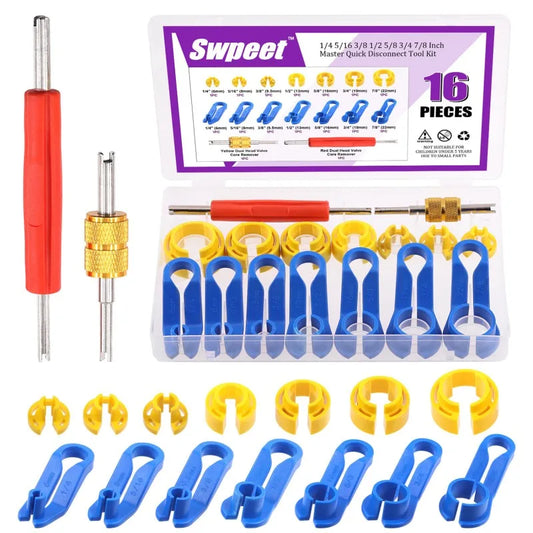 7/16Pc Car Fuel Line Disconnect Tool Set | AC & Oil Cooler Auto Repair Tool Set Peaceful Pleasures Health and Wellness