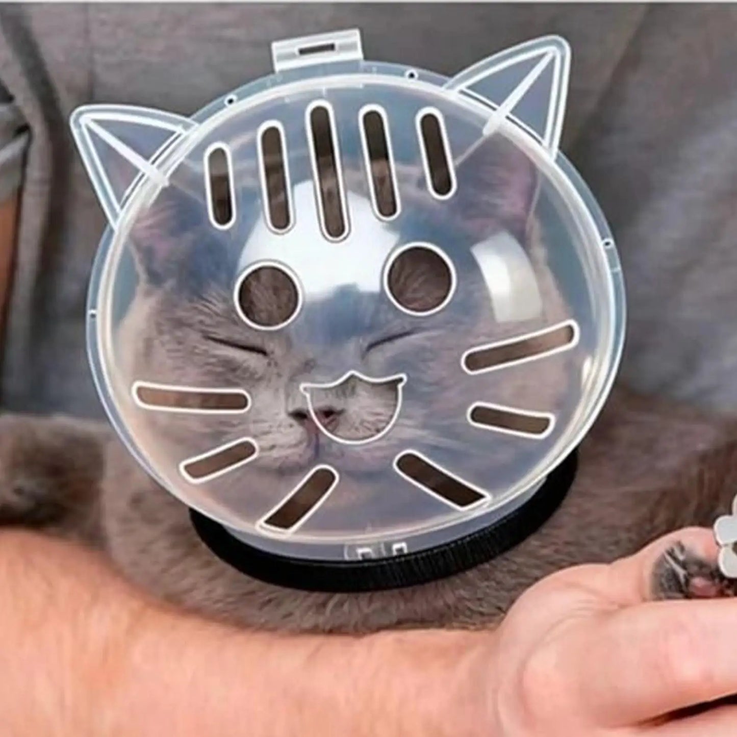 Cat Bubble Muzzle | Breathable Transparent Grooming Helmet