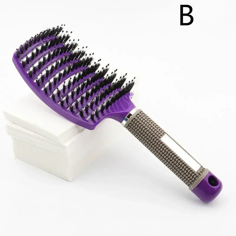 Detangling Hair Brush & Scalp Massage Comb | Nylon Bristles