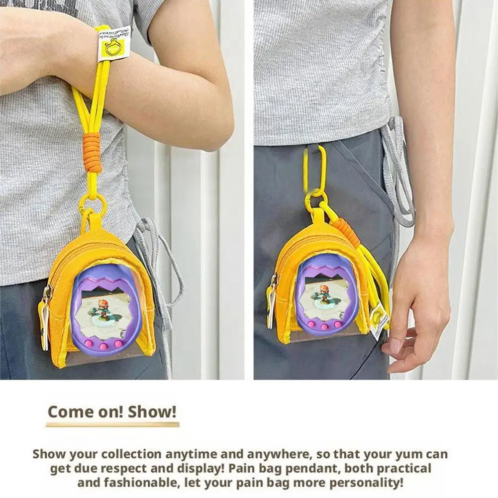 For Tamagotchi Paradise Waterproof Protective Case With Lanyard For Digital Pet Game Console Transparent Storage Pouch Peaceful Pleasures Health and Wellness