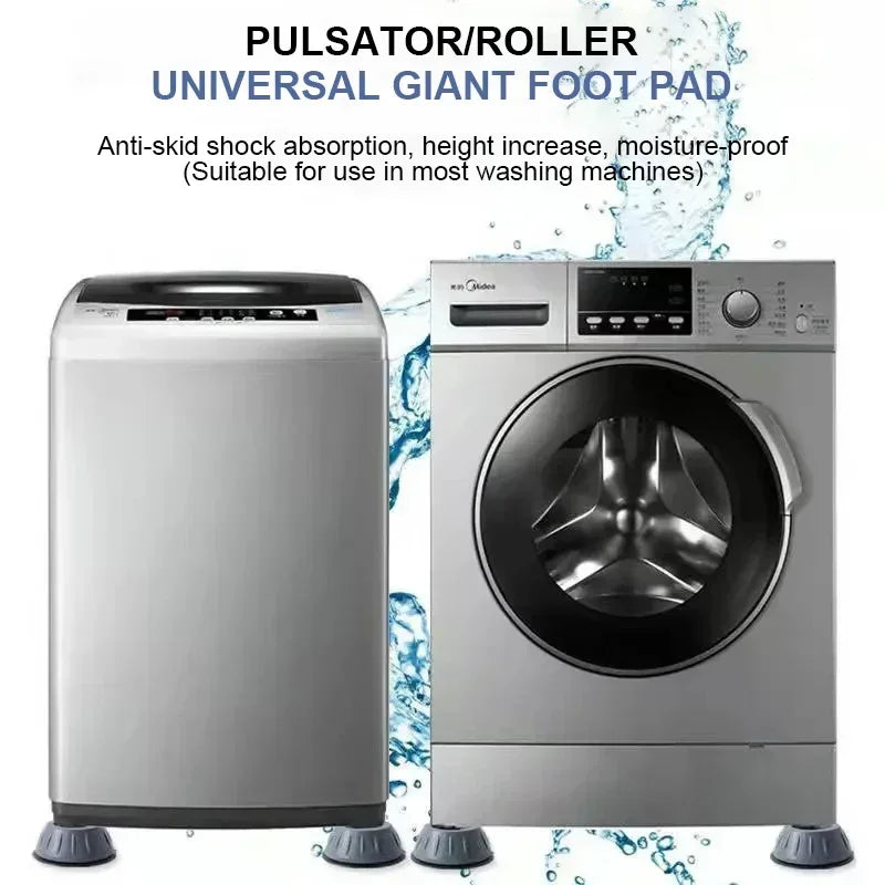 Anti-Vibration Silicone Feet Pads – Washer, Fridge & Furniture