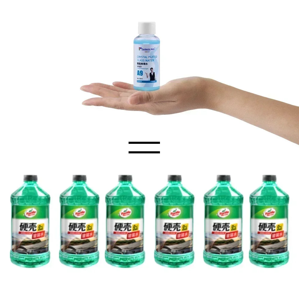 50ml Car Windshield Cleaner Fluid Auto Glass Cleaner Powerful Windshield Wiper Washer Fluid Accessories For Car Wash Peaceful Pleasures Health and Wellness
