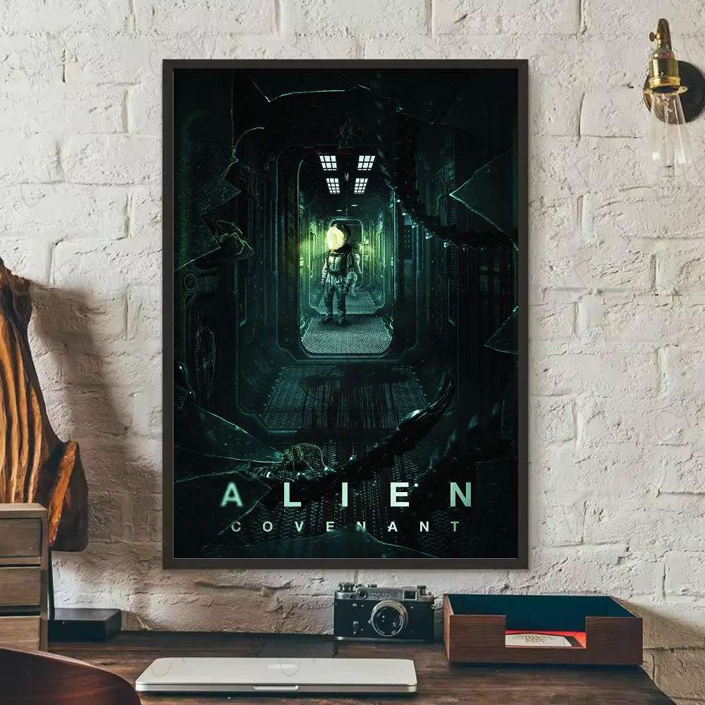 Classic Sci-Fi Alien Movie Poster Canvas Wall Art | Unframed