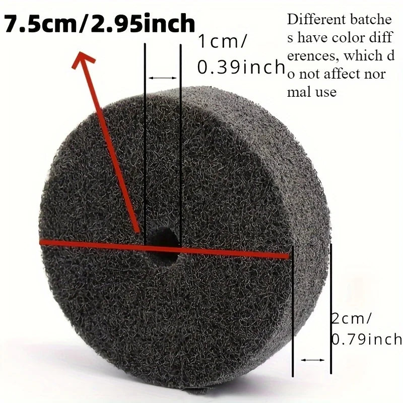 3-inch Fiber Polishing Wheels 3 8-inch Bore Replacement Grinding