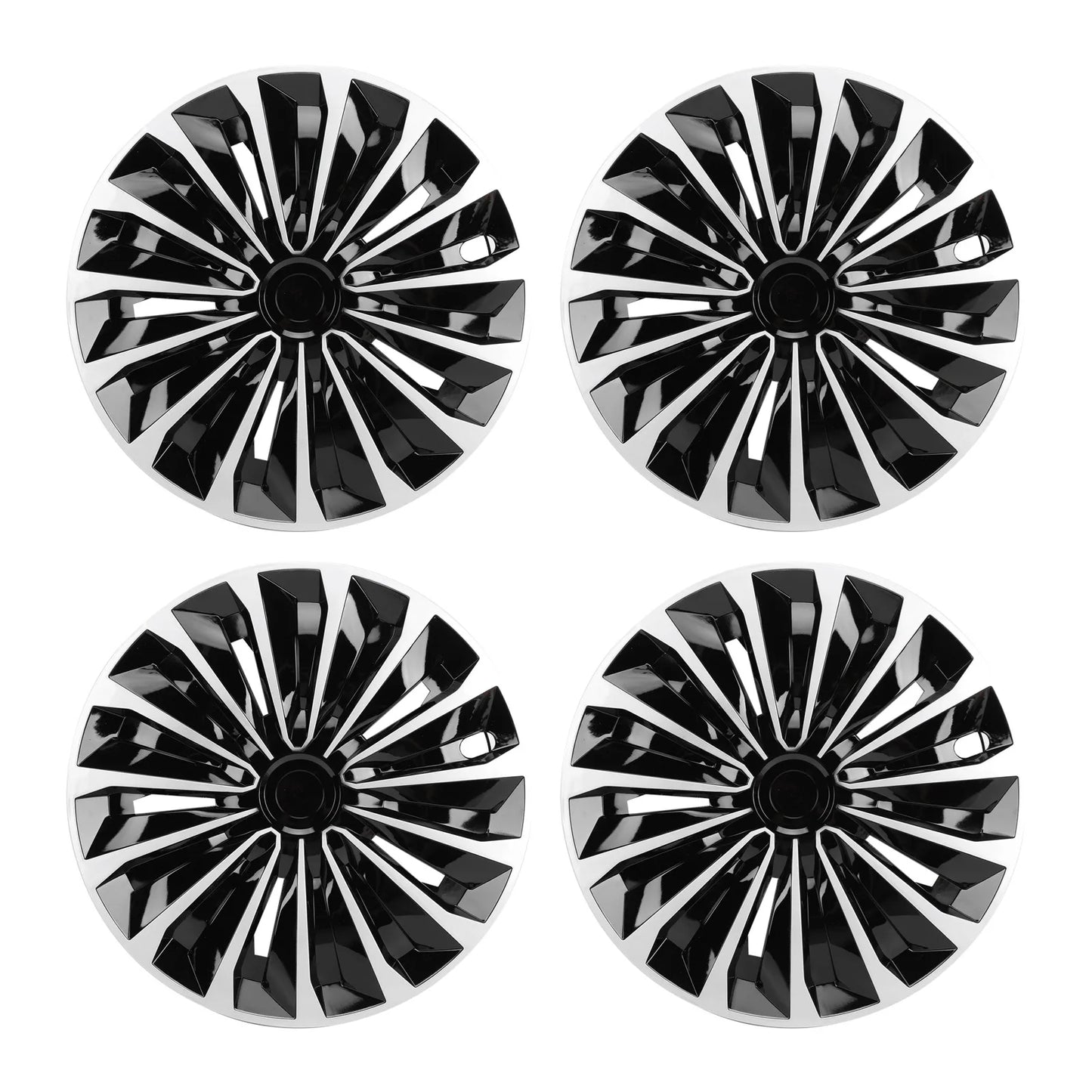 16-Inch Hubcaps Set of 4 | Universal R16 Steel Wheel Covers