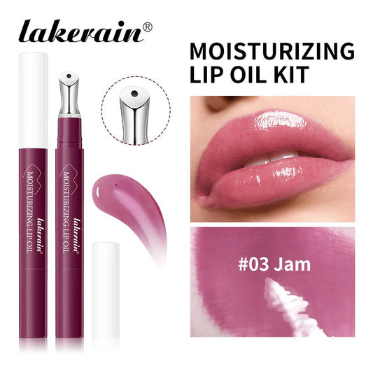 Lakerain Moisturizing Lip Oil – Hydrating Serum & Plumper Lip Oil Serum Oasis Select