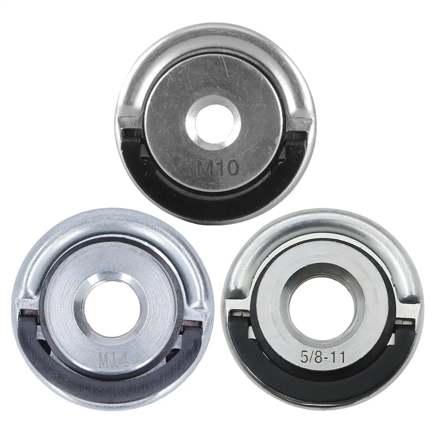 Quick-Change Flange Nut M10/M14/ 5/8-11 Heavy-Duty Locking Nut For Angle Grinder, Secure Disc Clamping, Metal & Woodworking Tool Peaceful Pleasures Health and Wellness