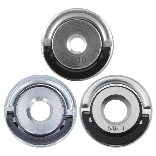 Quick-Change Flange Nut M10/M14/ 5/8-11 Heavy-Duty Locking Nut For Angle Grinder, Secure Disc Clamping, Metal & Woodworking Tool Peaceful Pleasures Health and Wellness