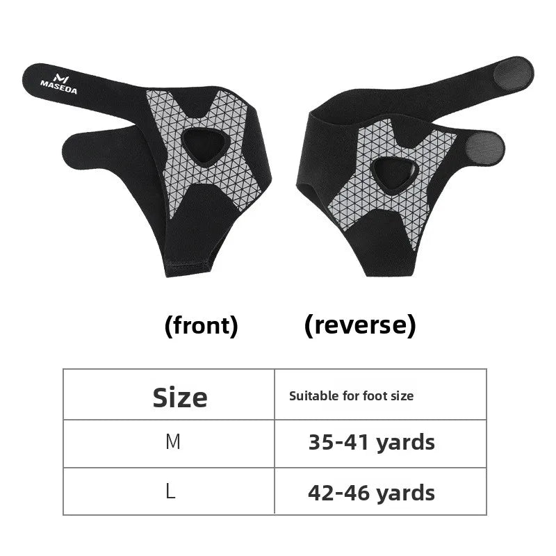 1pc Ultra-Thin Adjustable Ankle Support Brace - Breathable Nylon, Dual-Sided Straps,for Sports,Running, Cycling, Ankle Sleeve, Peaceful Pleasures Health and Wellness