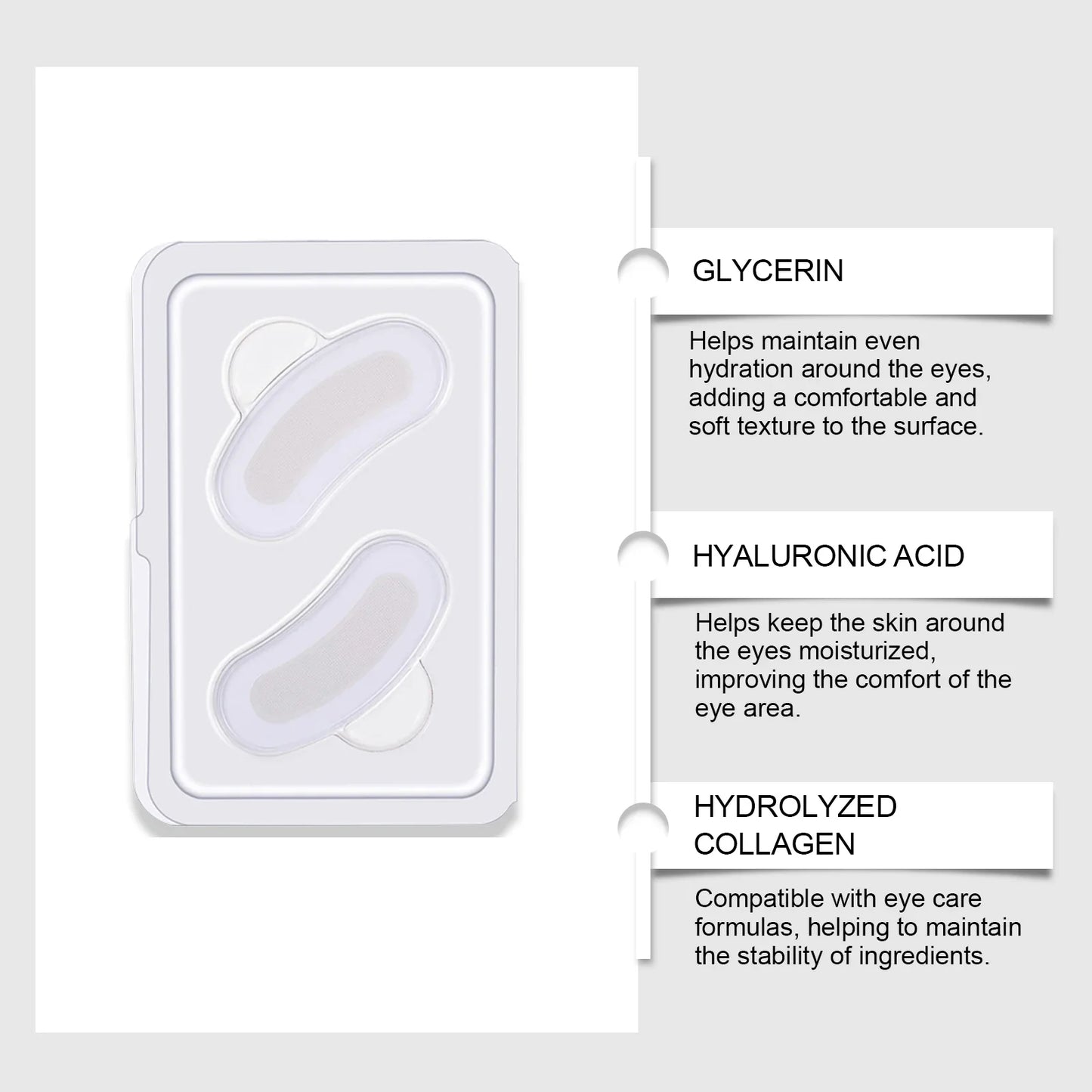 Hoygi Microneedle Eye Patches – Hyaluronic Acid Dark Circles