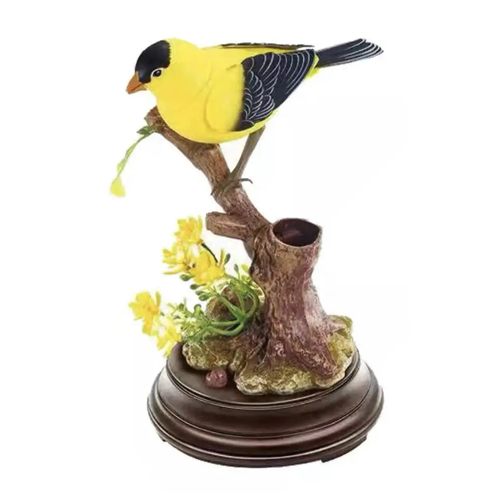Simulation Voice Control Little Bird Creativity Cute Decorative Item
