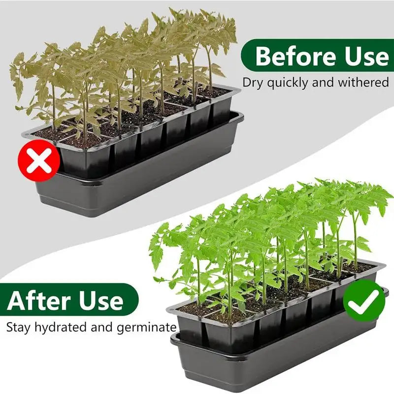 8x Replacement Capillary Felt Mats – Seed Tray Watering Mats