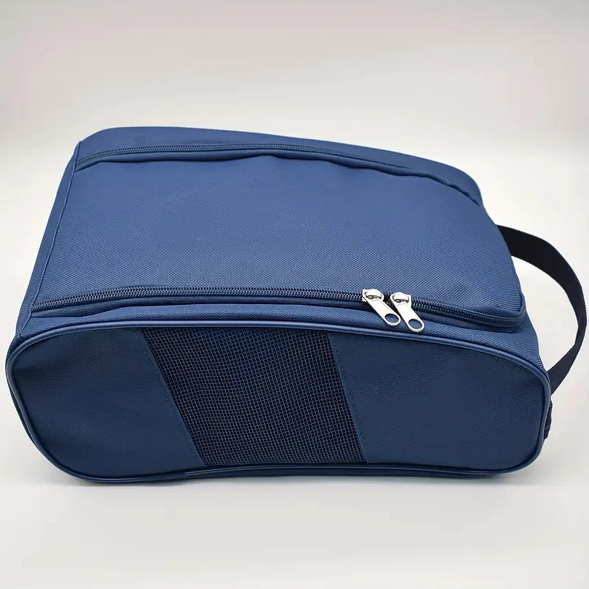 Portable Golf Shoe Bag Oxford Cloth Shoe Carrier Bags Breathable Lightweight Golf Handbag Dustproof Football Tennis Shoe Bag Peaceful Pleasures Health and Wellness DEEP BLUE