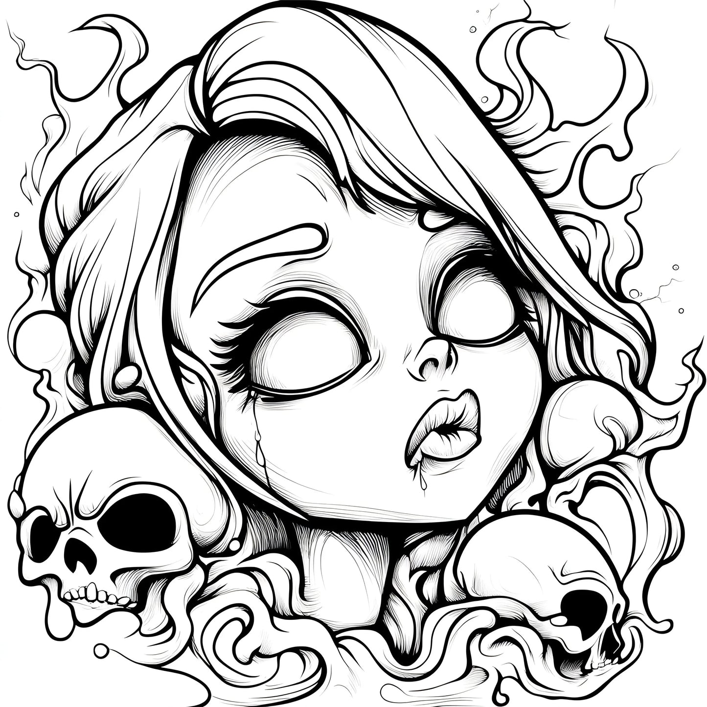 Street Graffiti Colouring Book Adult Picture Designs Anti Stress