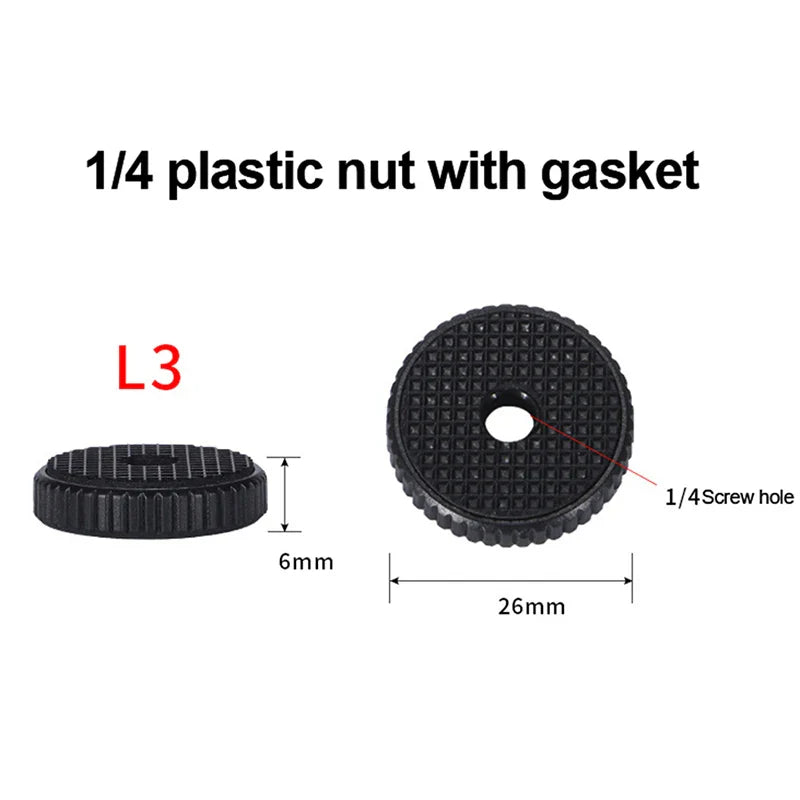 Camera Screw Adapter 1/4 3/8 5/8" Tripod Hot Shoe Mount