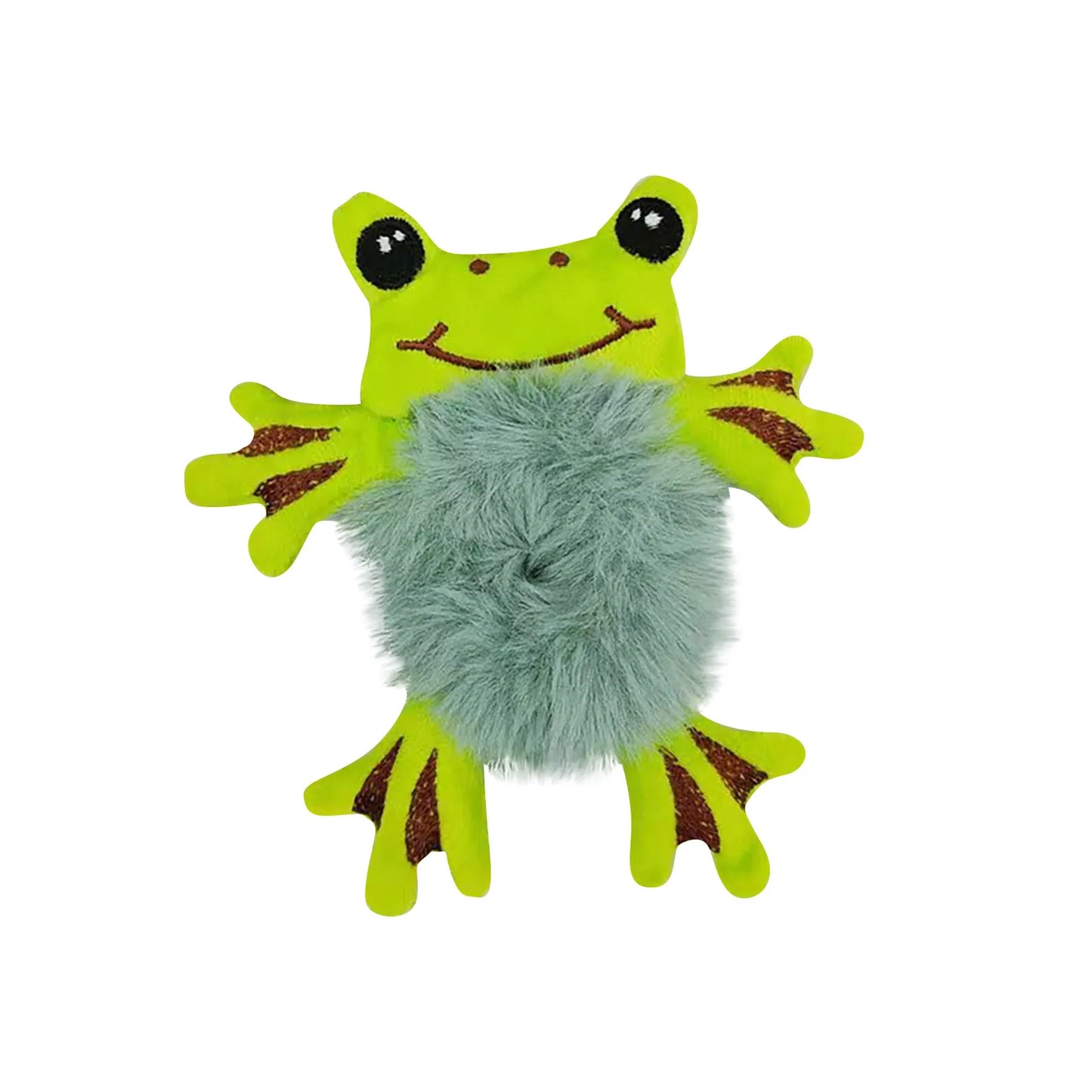2023 Women's Fashion Plush Hair Tie Cute 3D Cartoon Tie Hair Headrope Horsetail Pouch Peaceful Pleasures Health and Wellness Green
