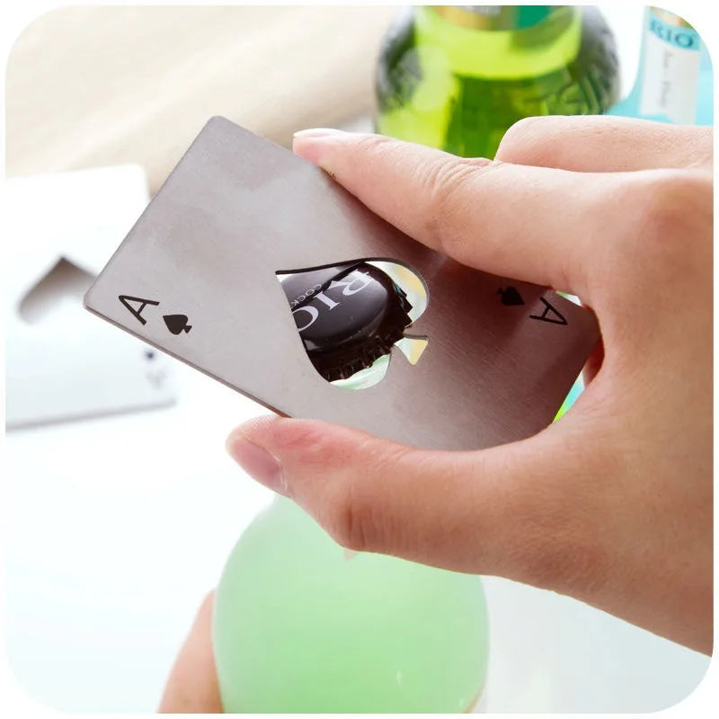 20PCS Playing Card Bottle Openers – Stainless Steel Bar Tool