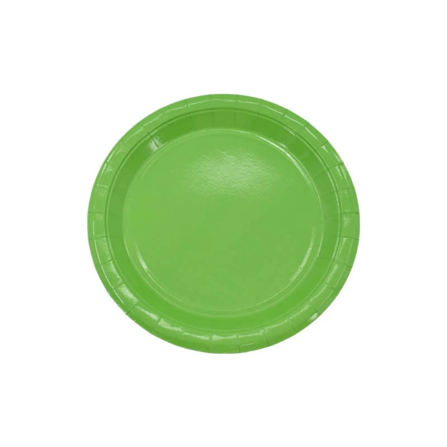 9-Inch Disposable Paper Plates for Parties – Pack of 10 Disposable Paper Plates Peaceful Pleasures Health and Wellness Green