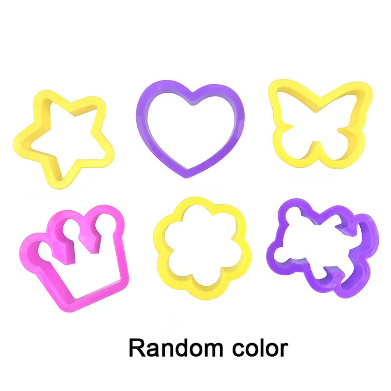 Play Dough Mold Tools Creative Noodles Maker Plate Knife Fork Shape