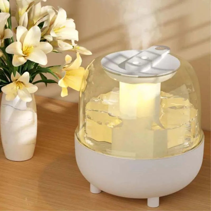4l Large Capacity Spray Usb Humidifier Night Light Double Nozzle Water Can Add Essential Oil Diffuser Air Humificador Peaceful Pleasures Health and Wellness