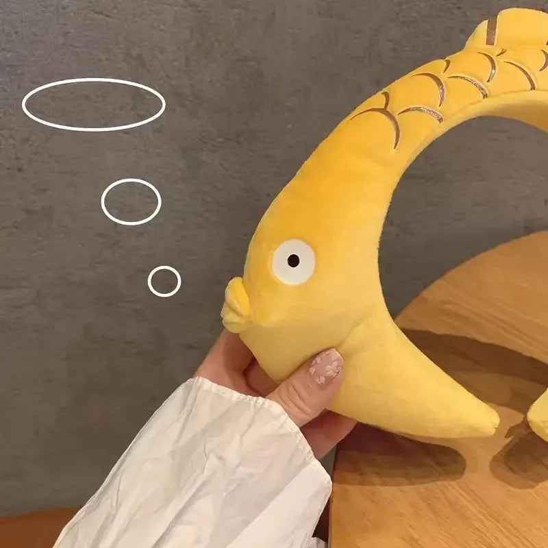 Cartoon Goldfish Headband – Non-Slip Wide Brim Hair Accessory Peaceful Pleasures Health and Wellness