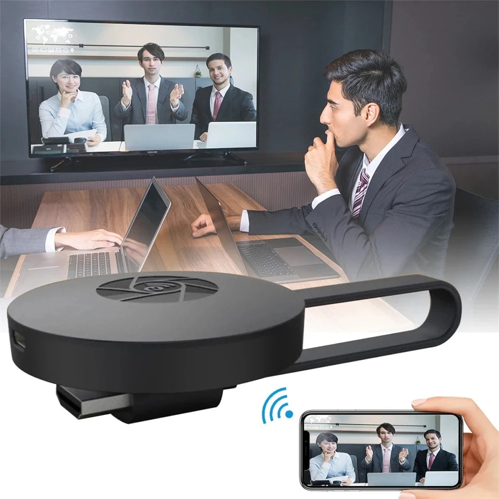 1080P Wireless HDMI Dongle WiFi TV Stick Airplay Miracast DLNA Peaceful Pleasures Health and Wellness