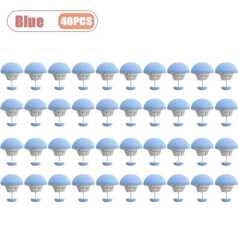 Mushroom Head Duvet Clips – No-Sew Bed Sheet Fasteners 20–80 PCS