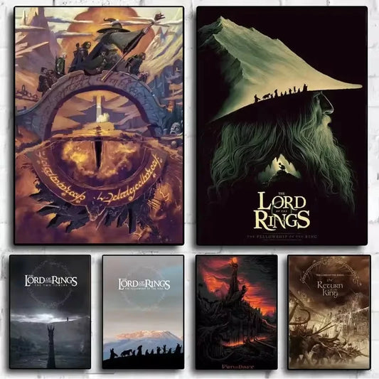 T-The L-Lords of The R-Rings Posters and Prints Modern Living Room Wall Art Canvas Painting Autumn Decorative SmallWall Painting Peaceful Pleasures Health and Wellness