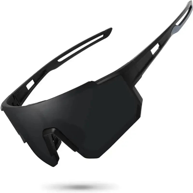 New Outdoor Riding Sunglasses One-piece Bicycle Windscreen European and American MEN'S Sports Sunglasses Peaceful Pleasures Health and Wellness