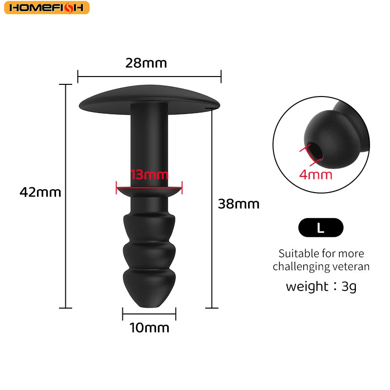 Antibacterial Urethra Catheter Sounding Horse Eye Rod Penis Plug Masturbation Insertion Urinary Dilator Sex Toy Peaceful Pleasures Health and Wellness size-L