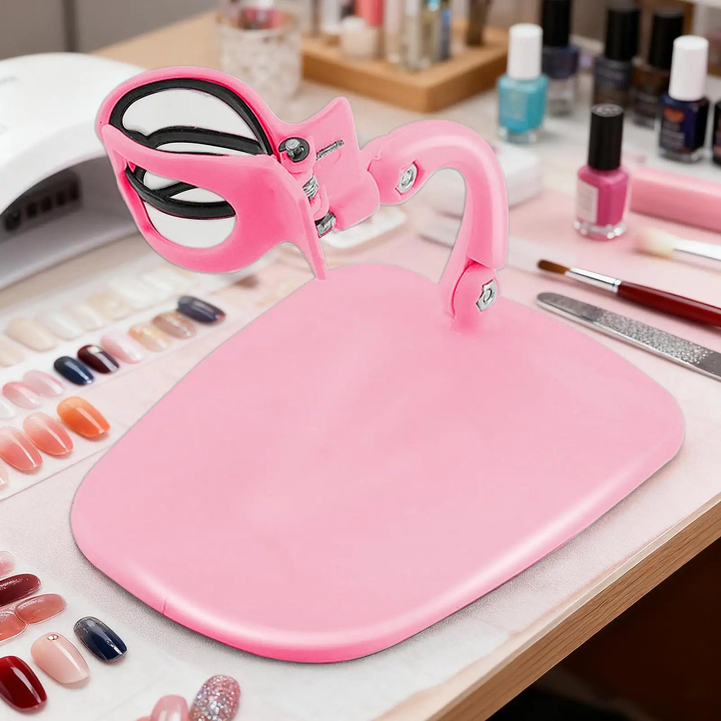 Adjustable Nail Polish Bottle Holder & Display Clip Organizer