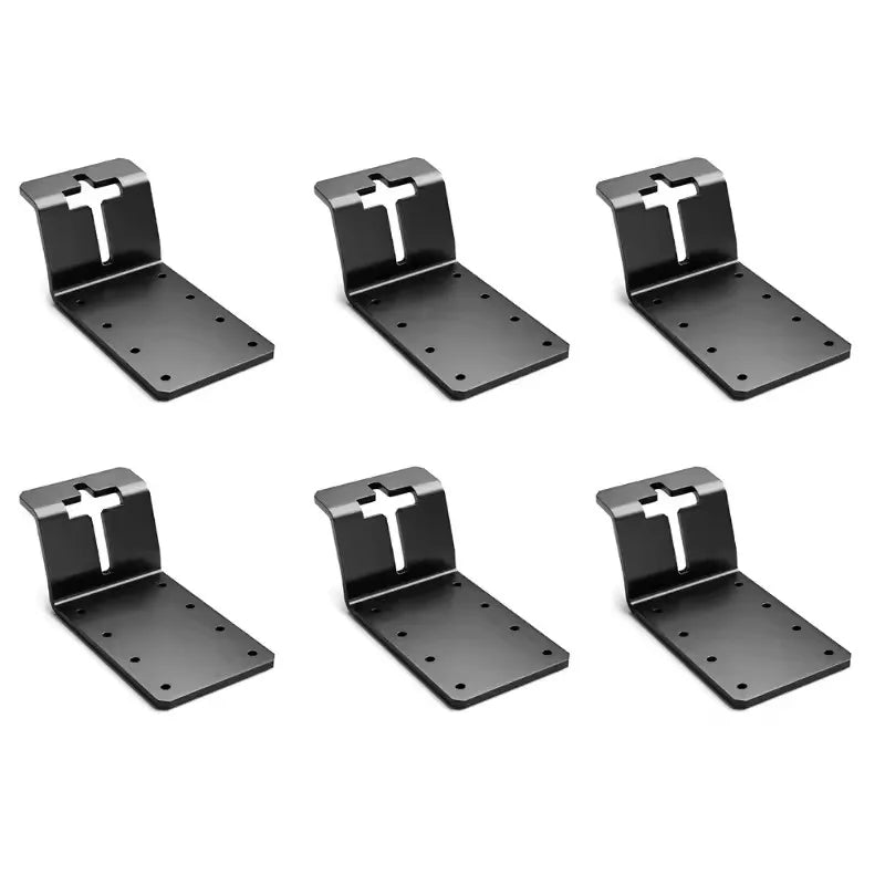 Heavy-duty Thickened T-post Brackets Outdoor Metal Mount Hardware