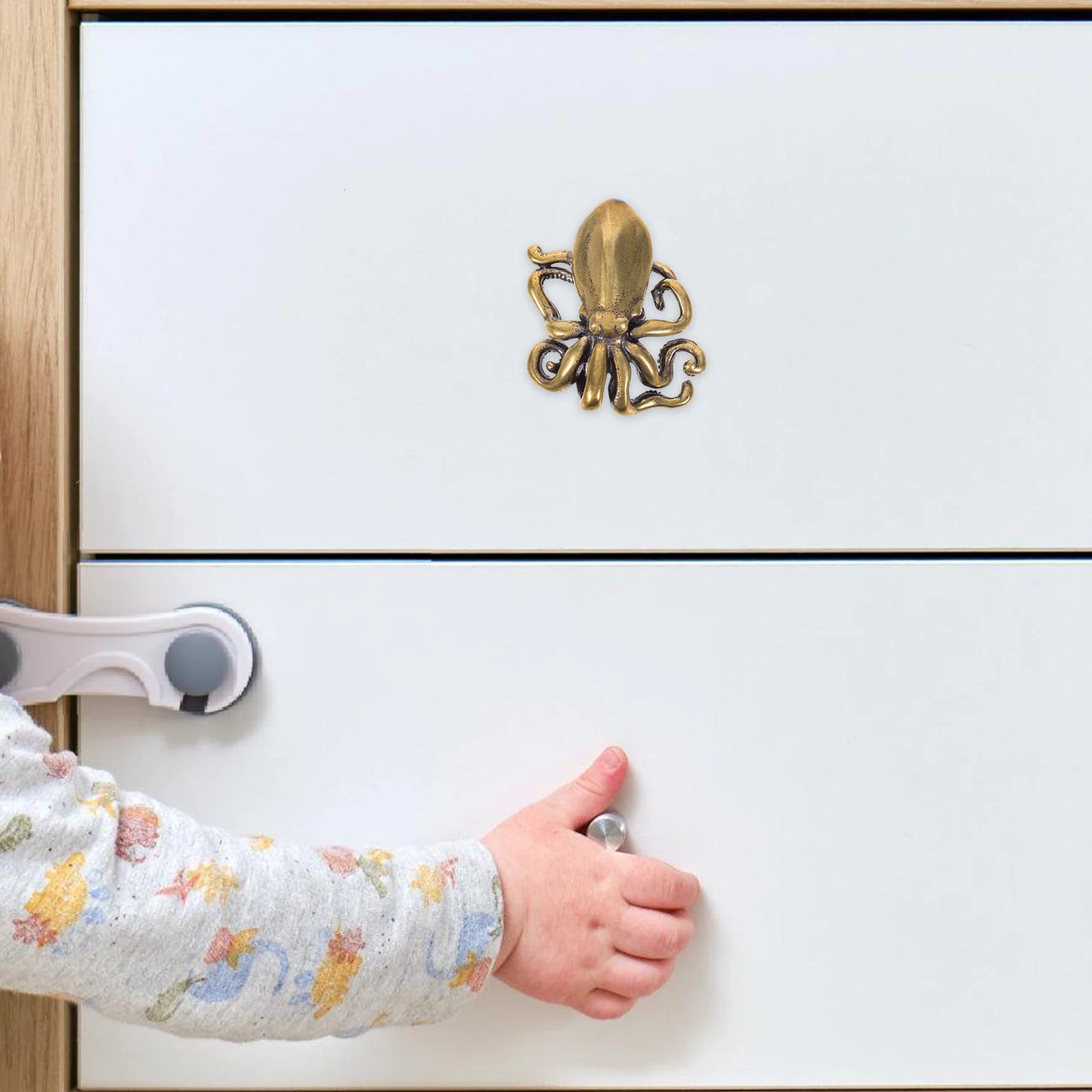 Octopus Shape Cabinet Knob Door Handle Furniture Pulls Decorative Cabinet Knob Steampunk Drawer Handles For Furniture Hardware Peaceful Pleasures Health and Wellness