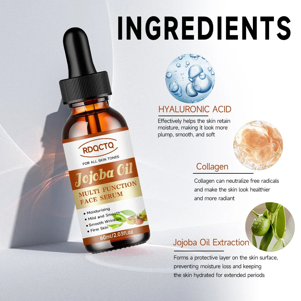 Jojoba Oil & Vitamin E Face Serum – 4-in-1 Skin Brightening