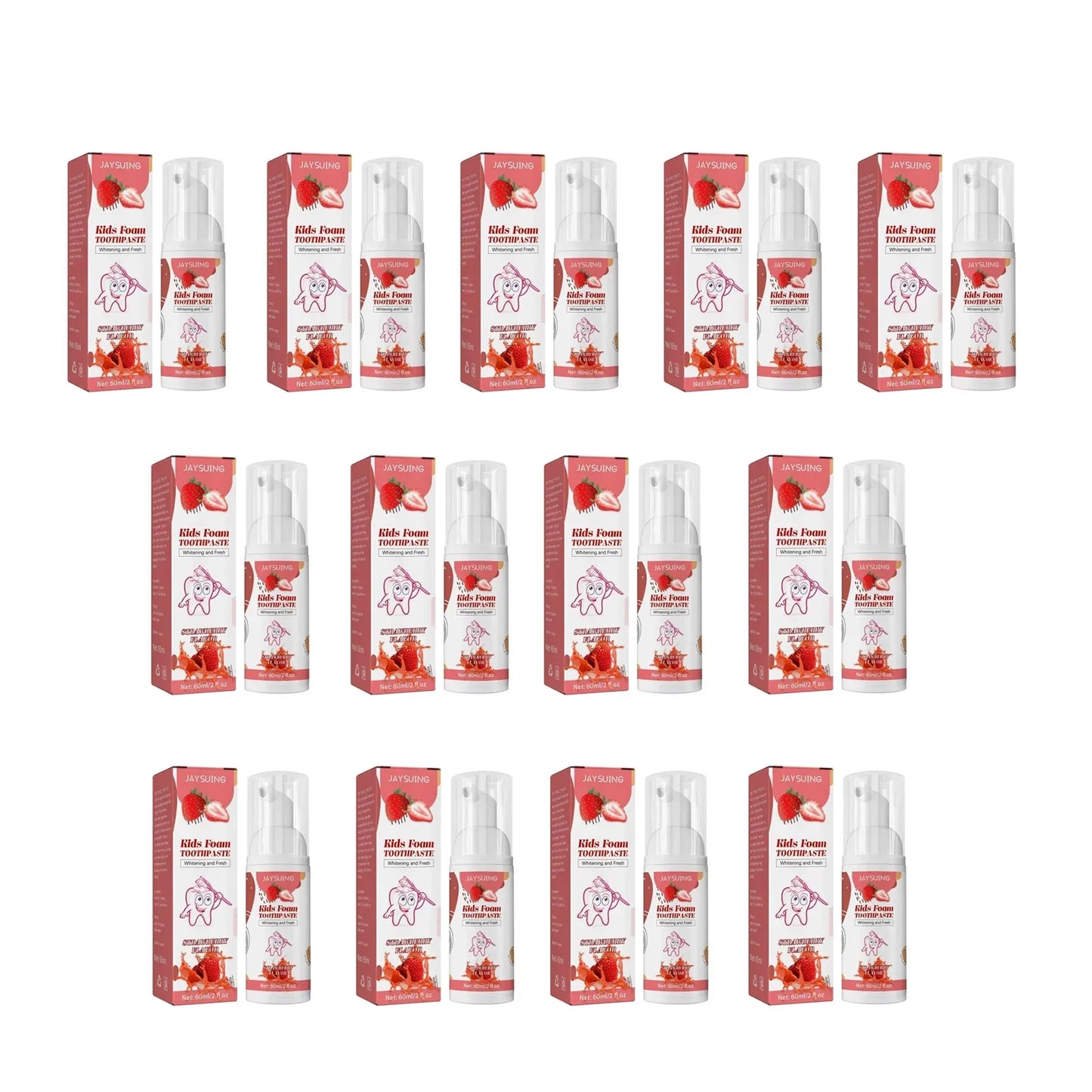 Kids Foam Toothpaste – Whitening, Stain Removal & Gum Care