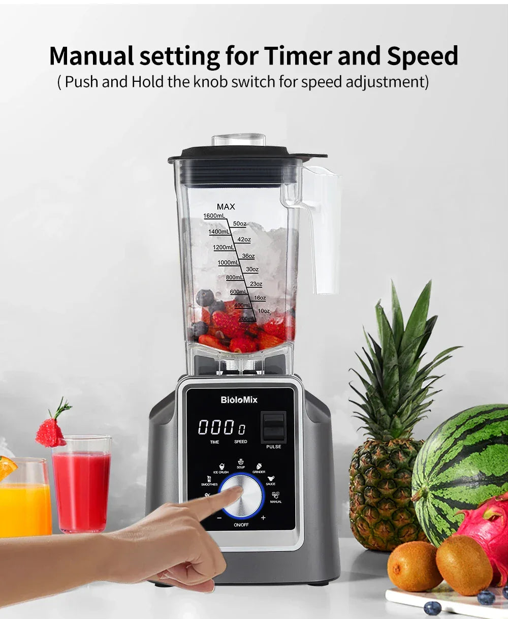 BioloMix Digital BPA FREE 2L Automatic Blender Blenders Peaceful Pleasures Health and Wellness