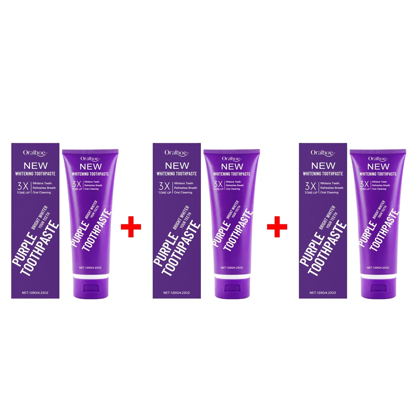 Oralhoe Purple Corrector Toothpaste – Whitening & Deep Clean