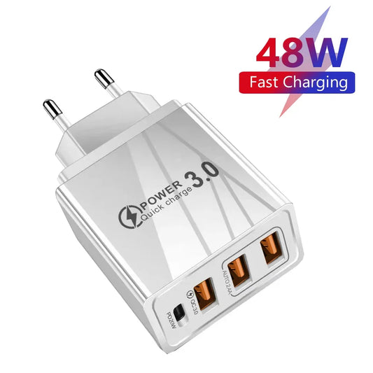 20W USB-C PD Fast Wall Charger – iPhone & Samsung Compatible USB Wall Charger Oasis Select