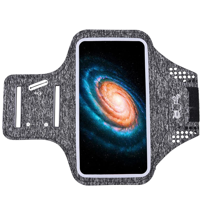 Cell Phone Accessories Woman Sports Bag For Phone Armband For Sports mp3/mp4 Bags Iphone 15Pro Max Case For Sleeve Bags Hand Bag Peaceful Pleasures Health and Wellness Dark grey(6.5 inch)
