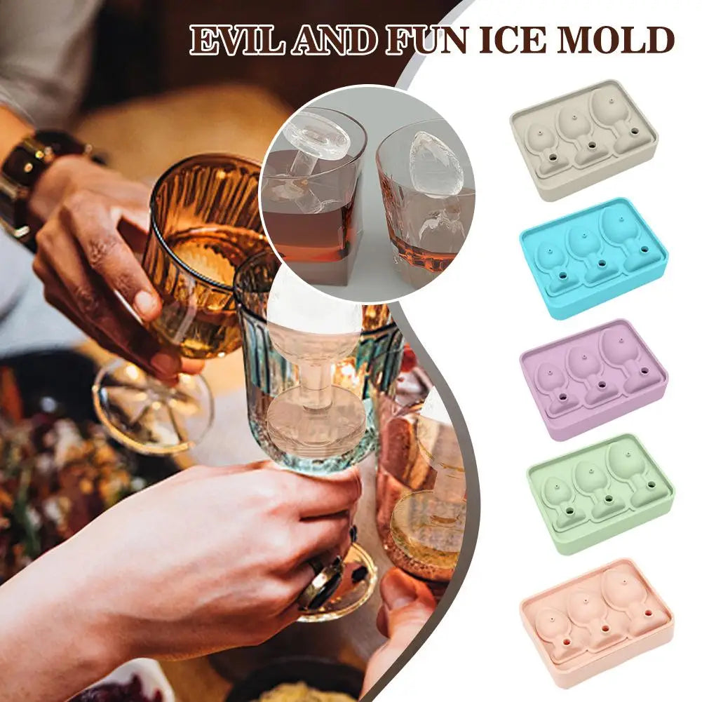 Funny Novelty Silicone Ice Cube Mold – Reusable Prank Ice Tray