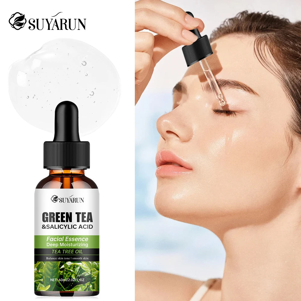 Contains salicylic acid and green tea to remove dark spots Moisturizing Repair Anti-aging Essence Facial Skin Care Peaceful Pleasures Health and Wellness