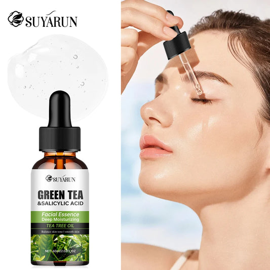 Contains salicylic acid and green tea to remove dark spots Moisturizing Repair Anti-aging Essence Facial Skin Care Peaceful Pleasures Health and Wellness