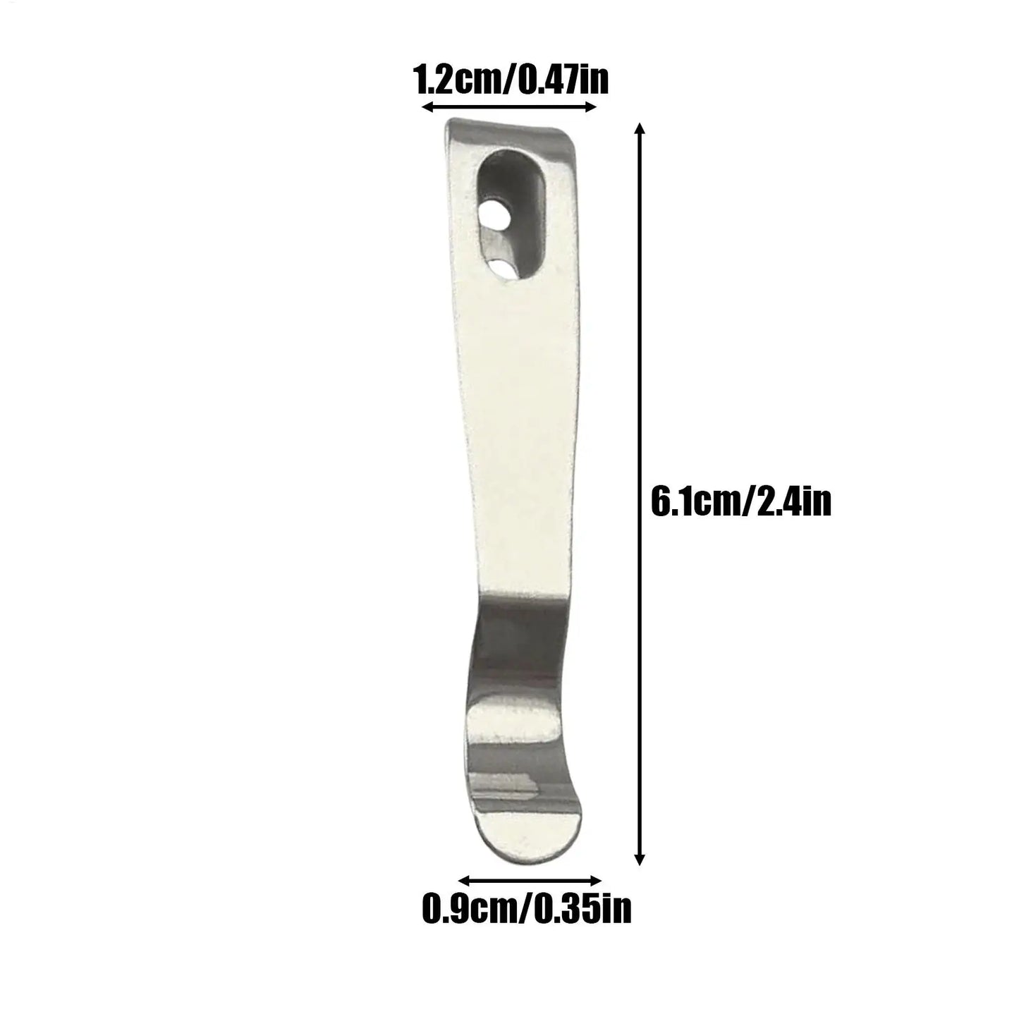 Deep Carry Pocket Clip Heavy Duty Tool Belt Clip Replacement Metal Buckle for Walking Running Climbing Hiking Backpacking Peaceful Pleasures Health and Wellness