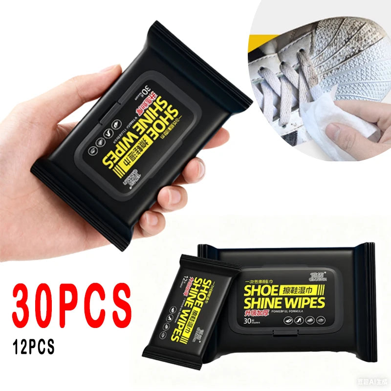 Disposable Shoe Cleaning Wipes 12 & 30 Pack | Sneaker Care