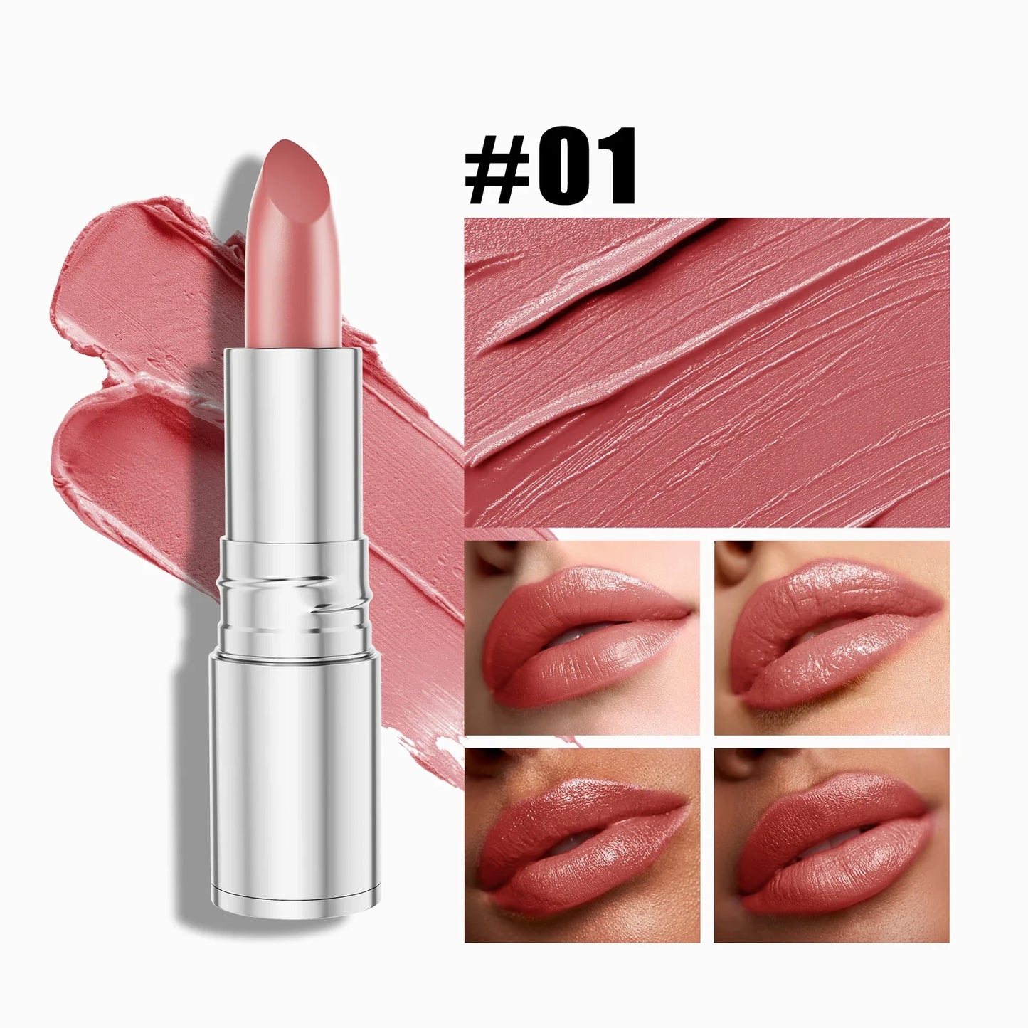 SNAILGIRL 6-Color Matte Lipstick – Waterproof Velvet Finish