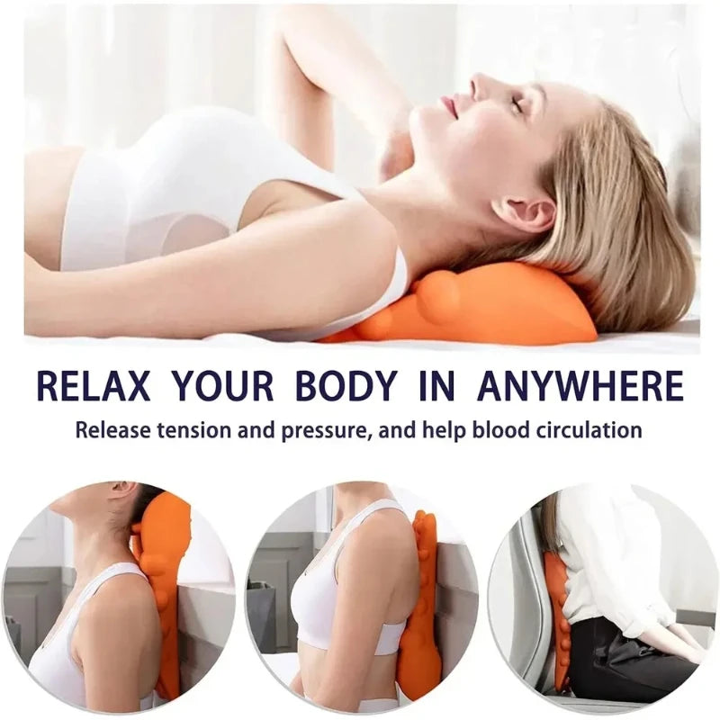 1pc Cervical Traction Device Neck Massager Cervical vertebra Shoulder Stretcher Trigger Point Massager Neck Acupressure Device Peaceful Pleasures Health and Wellness