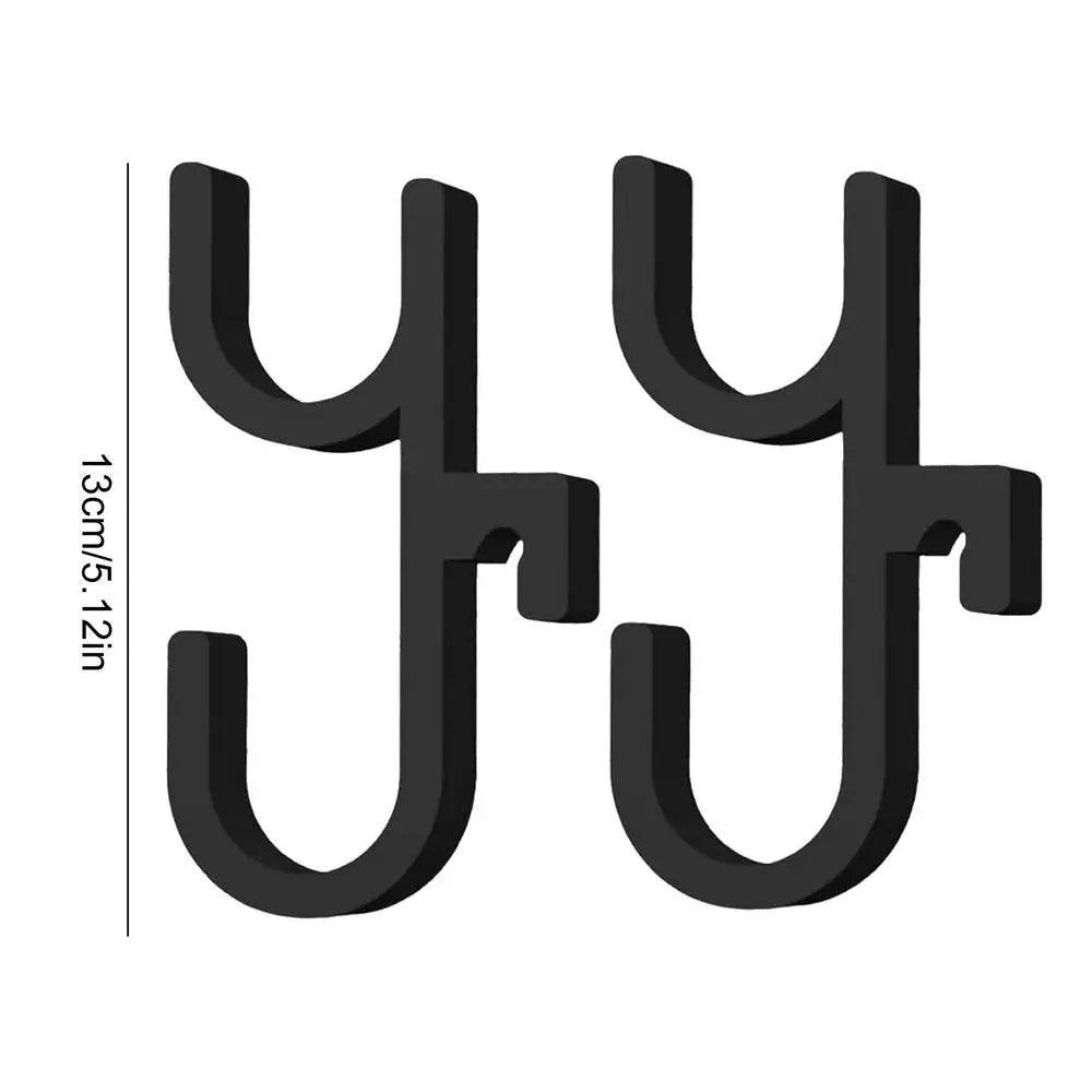 2PCS Car Umbrella Hook, Vehicle Hanger For SUV Truck Trunk, Hold Umbrella Grocery Bag Handbag Coat Purse, Household Storage hook Peaceful Pleasures Health and Wellness Black