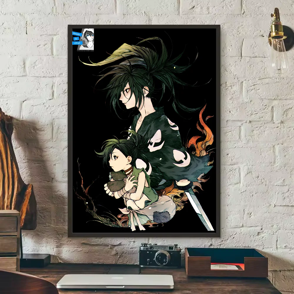 Dororo Anime HD Wall Poster – Waterproof PVC Sticky Decal Anime Wall Poster Peaceful Pleasures Health and Wellness z12 50X70cmNoframe